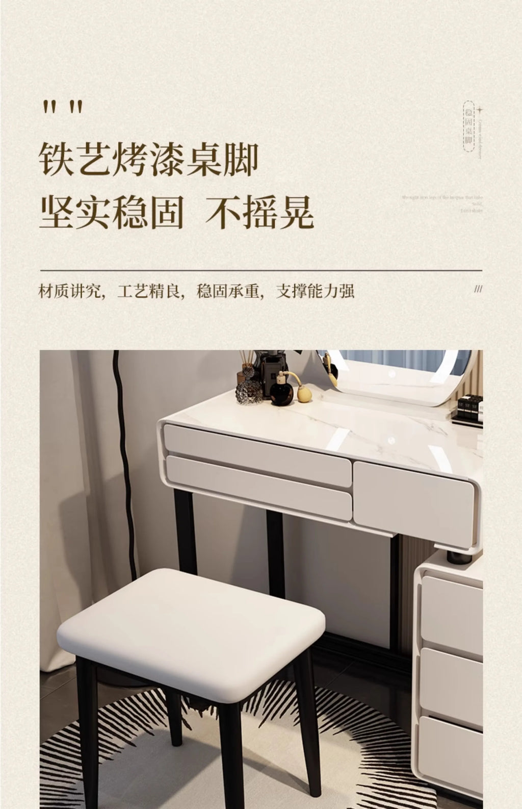 Decor Vanity Table Modern Dresser Drawer Vanity TableLuxury Bedroom Tocador De Maquillaje Para Dormitorio Bedroom Furniture
