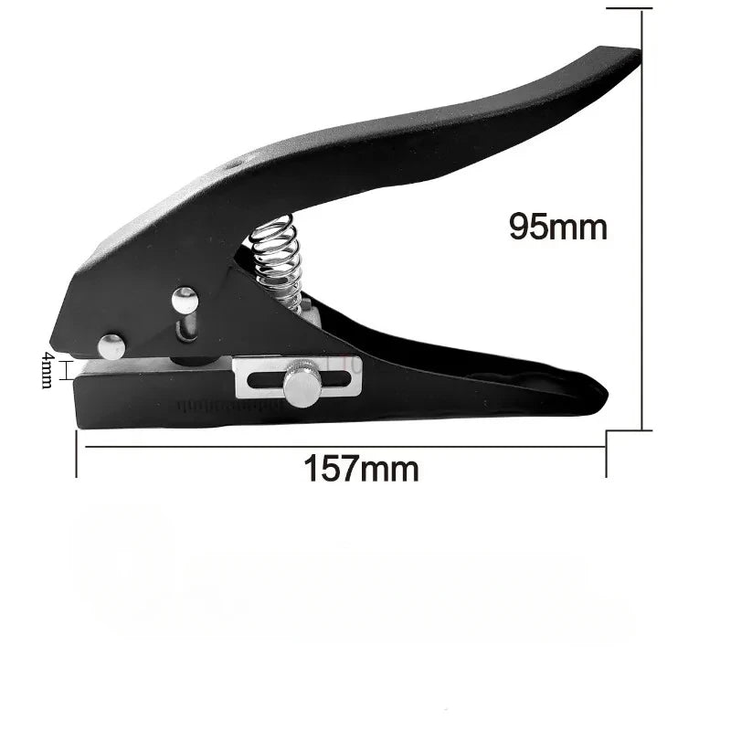 Circle Hole Punch 8/10/12/15 MM  Paper Punch Hand-Held Round Single Hole Punch For ID Cards PVC Cards Photos Edge Banding