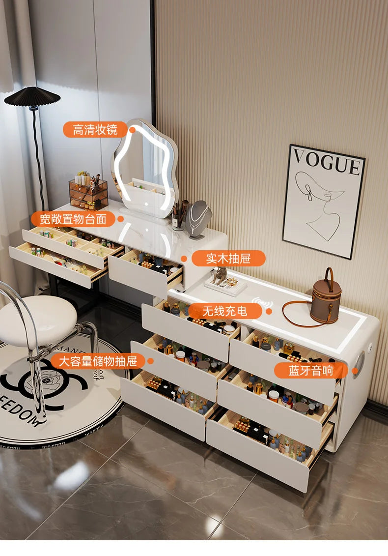 Decor Vanity Table Modern Dresser Drawer Vanity TableLuxury Bedroom Tocador De Maquillaje Para Dormitorio Bedroom Furniture