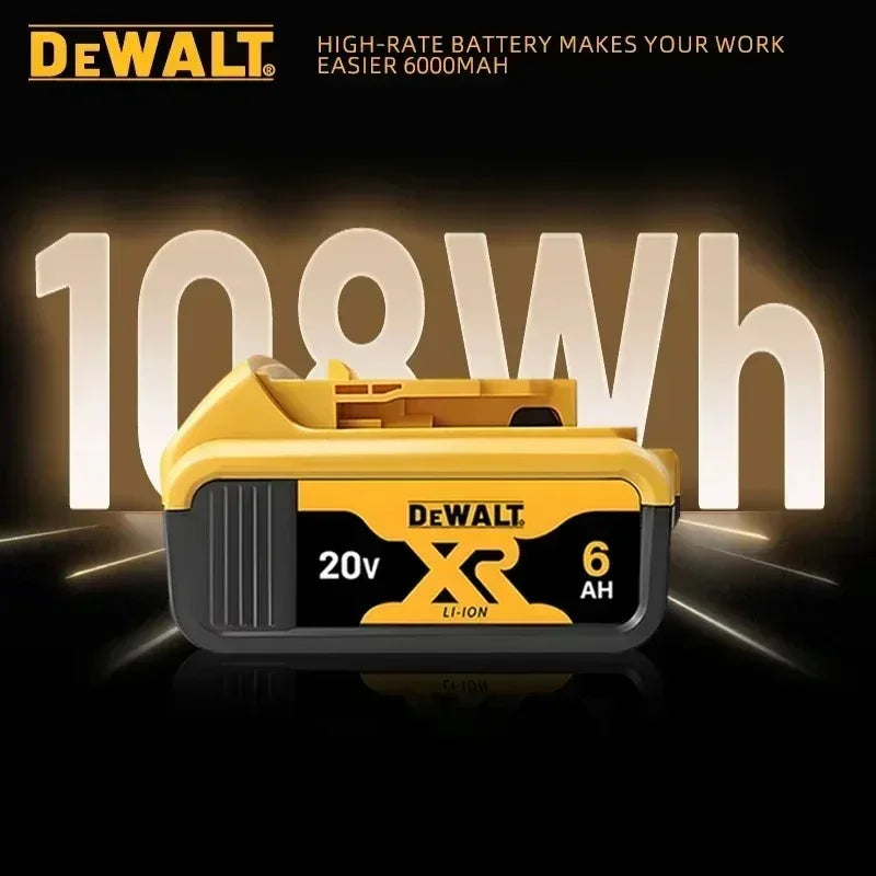 DeWALT Original Battery 20V 5.0Ah 6.0Ah MAX FlexVolt for DCB606 DCB205 DCB206 DCB209 DCB182 Power Tool with Charger