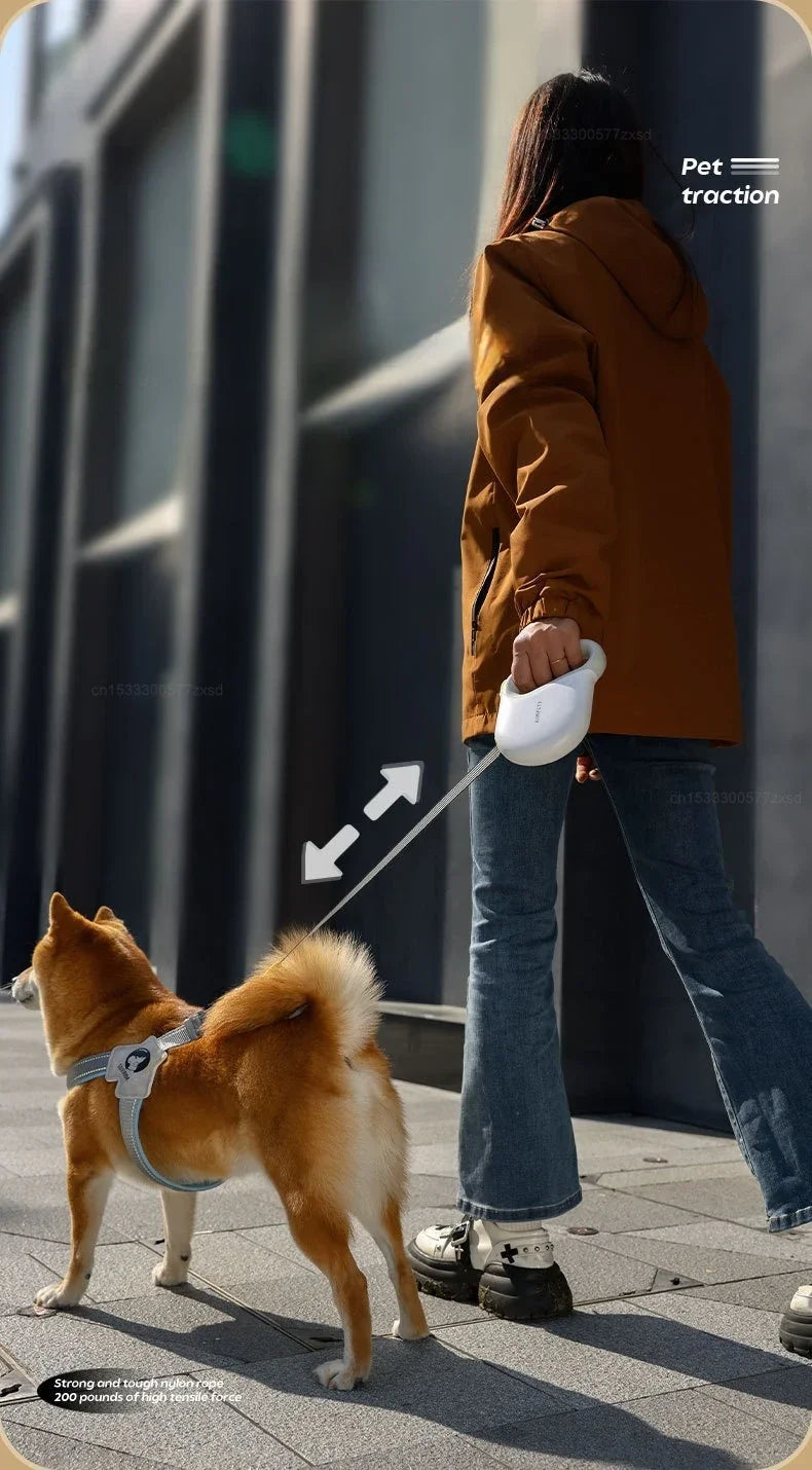 5M Retractable Dog Leash Pet Leashes Traction Rope Reflective Belt Automatic Flexible For Small Medium Large Dog Products