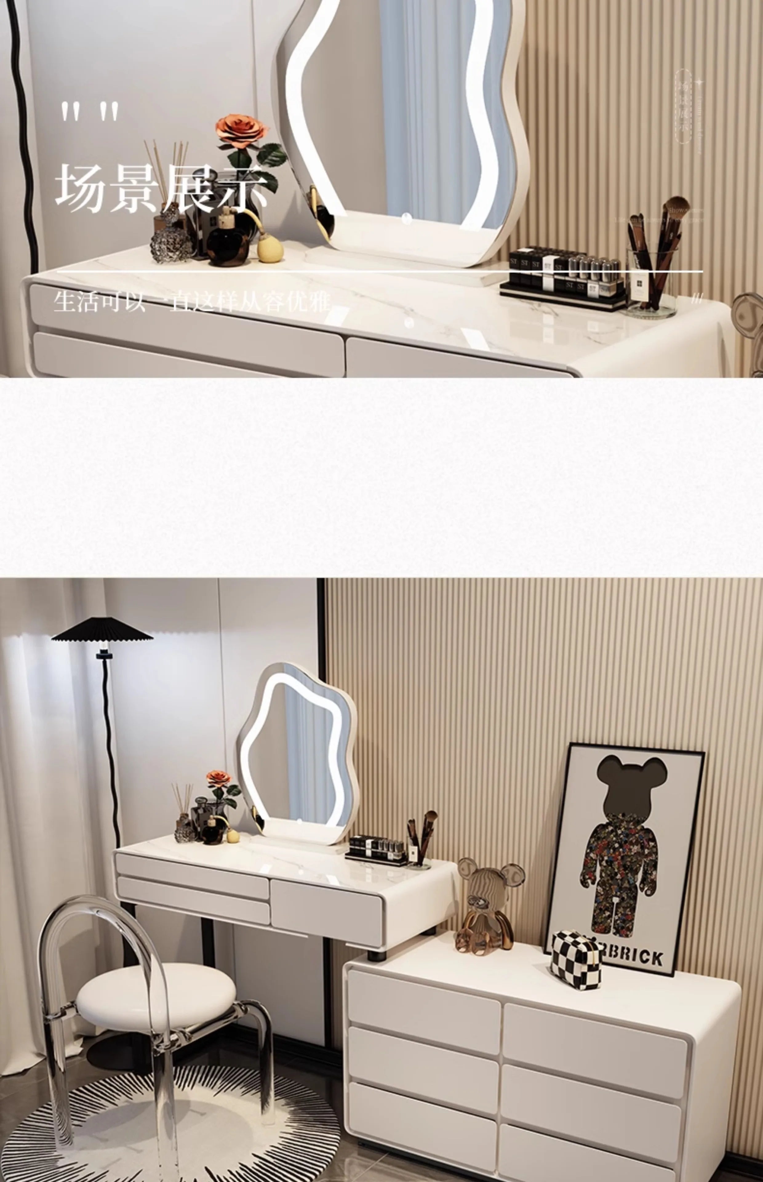 Decor Vanity Table Modern Dresser Drawer Vanity TableLuxury Bedroom Tocador De Maquillaje Para Dormitorio Bedroom Furniture