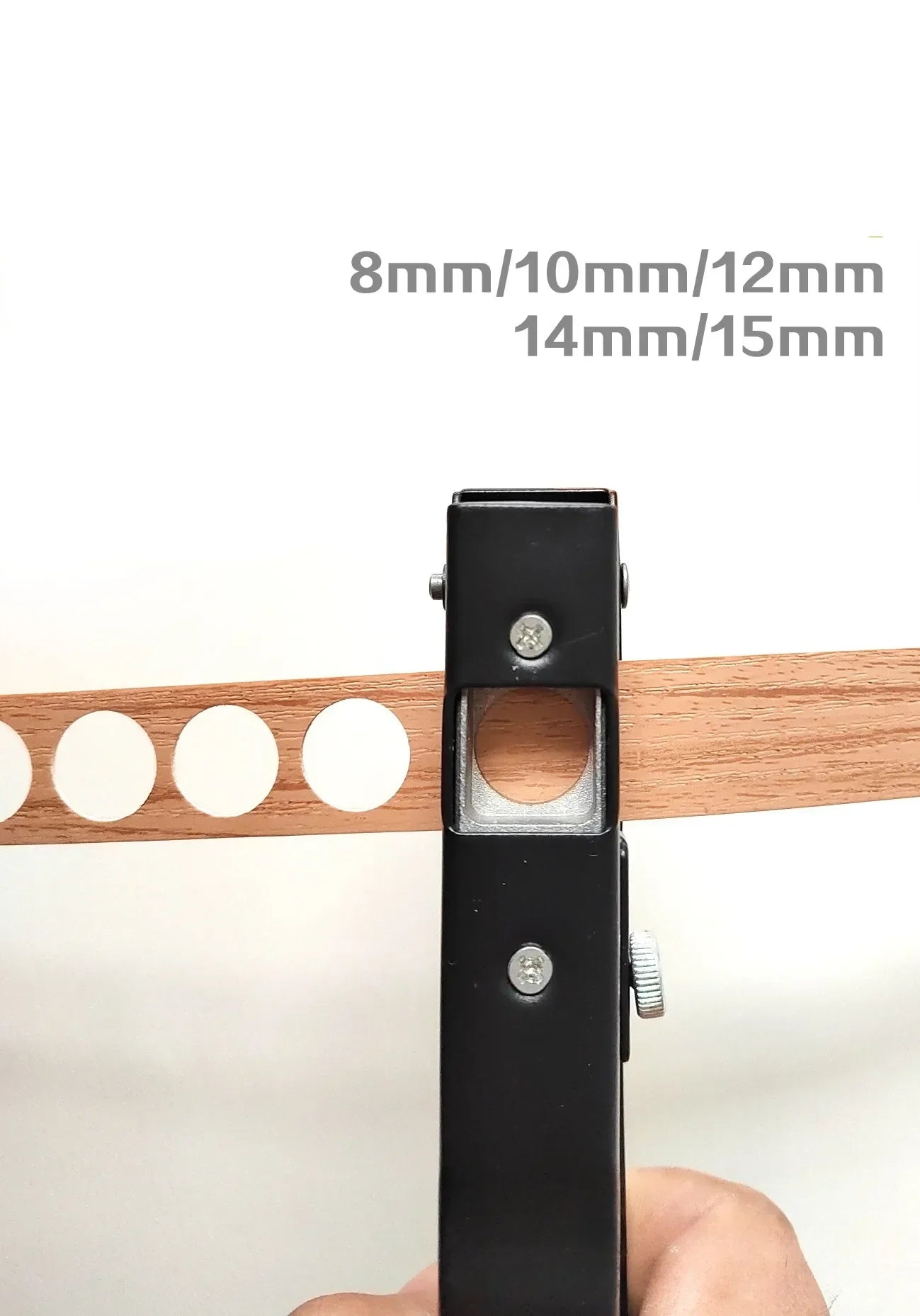 Circle Hole Punch 8/10/12/15 MM  Paper Punch Hand-Held Round Single Hole Punch For ID Cards PVC Cards Photos Edge Banding