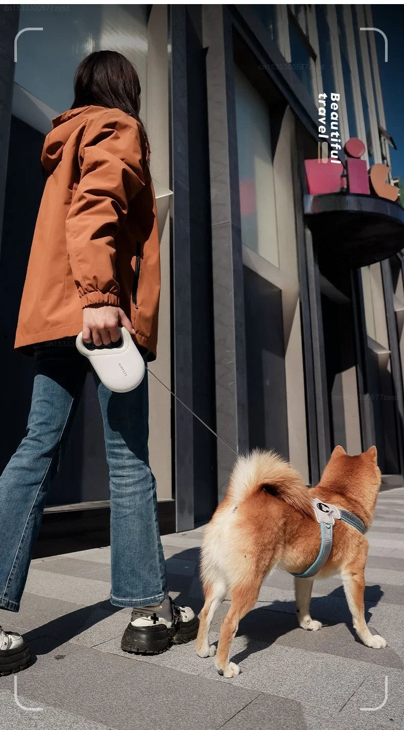 5M Retractable Dog Leash Pet Leashes Traction Rope Reflective Belt Automatic Flexible For Small Medium Large Dog Products
