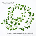 1Pc 2.1 M Artificial Plant Green Ivy Leaf Garland Silk Wall Hanging Vine Home Garden Decoration Wedding Party Fake Wreath Leaves