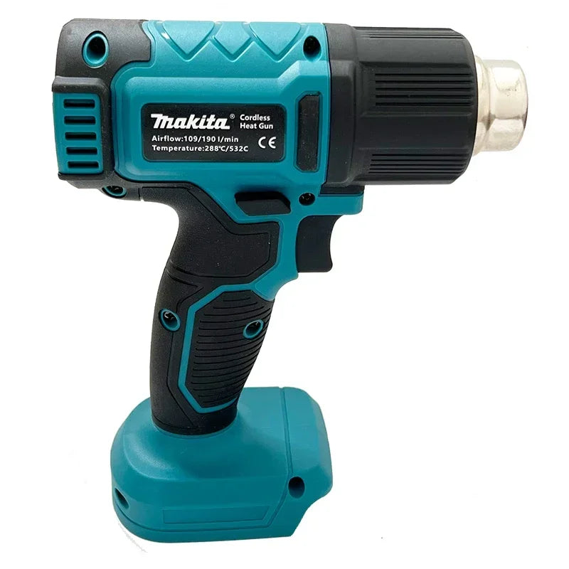 Makita 18V Hot Air Baking Gun Tools Cordless Heat Gun Air Dryer For Soldering Max 550°C Shrink Film Wireless Rechargeable DHG181