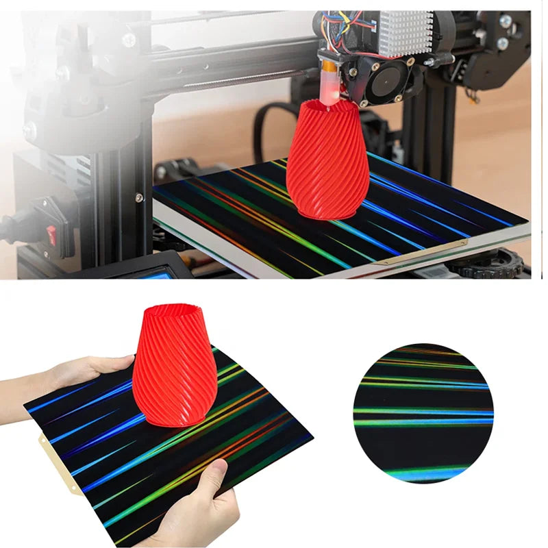 Voron V0 PEI Sheet 120x120mm Double Sided Textured/Smooth PEI PET PEO PEY H1H Flexible Spring Steel Sheet Magnetic Build Plate