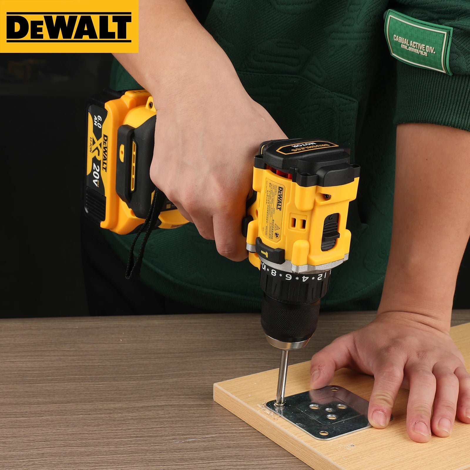 DEWALT Original DCD805 Brushless Impact Drill Cordless Electric Screwdriver Multi-Function Hand Drill 20V Power Tools