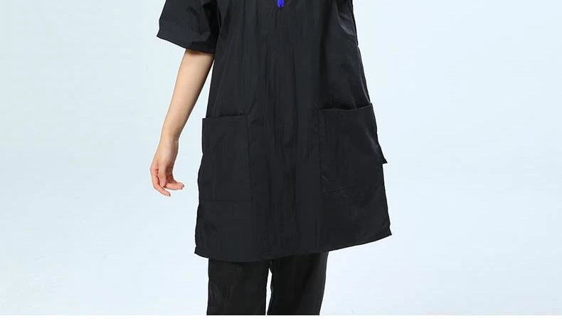 Pet Dog Grooming Clothing Waterproof Work Clothes Pet Groomer Uniforms Long Style Hair Salon Anti Hair Smock Hairdresser Gown
