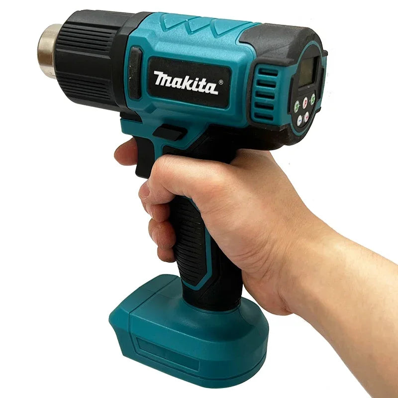 Makita 18V Hot Air Baking Gun Tools Cordless Heat Gun Air Dryer For Soldering Max 550°C Shrink Film Wireless Rechargeable DHG181