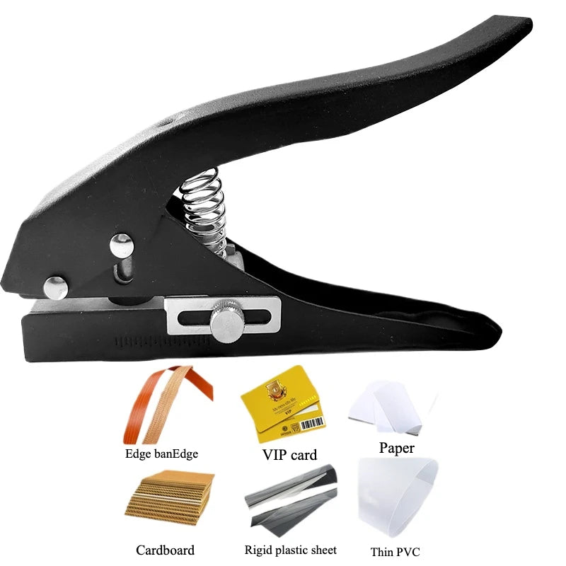 Circle Hole Punch 8/10/12/15 MM  Paper Punch Hand-Held Round Single Hole Punch For ID Cards PVC Cards Photos Edge Banding