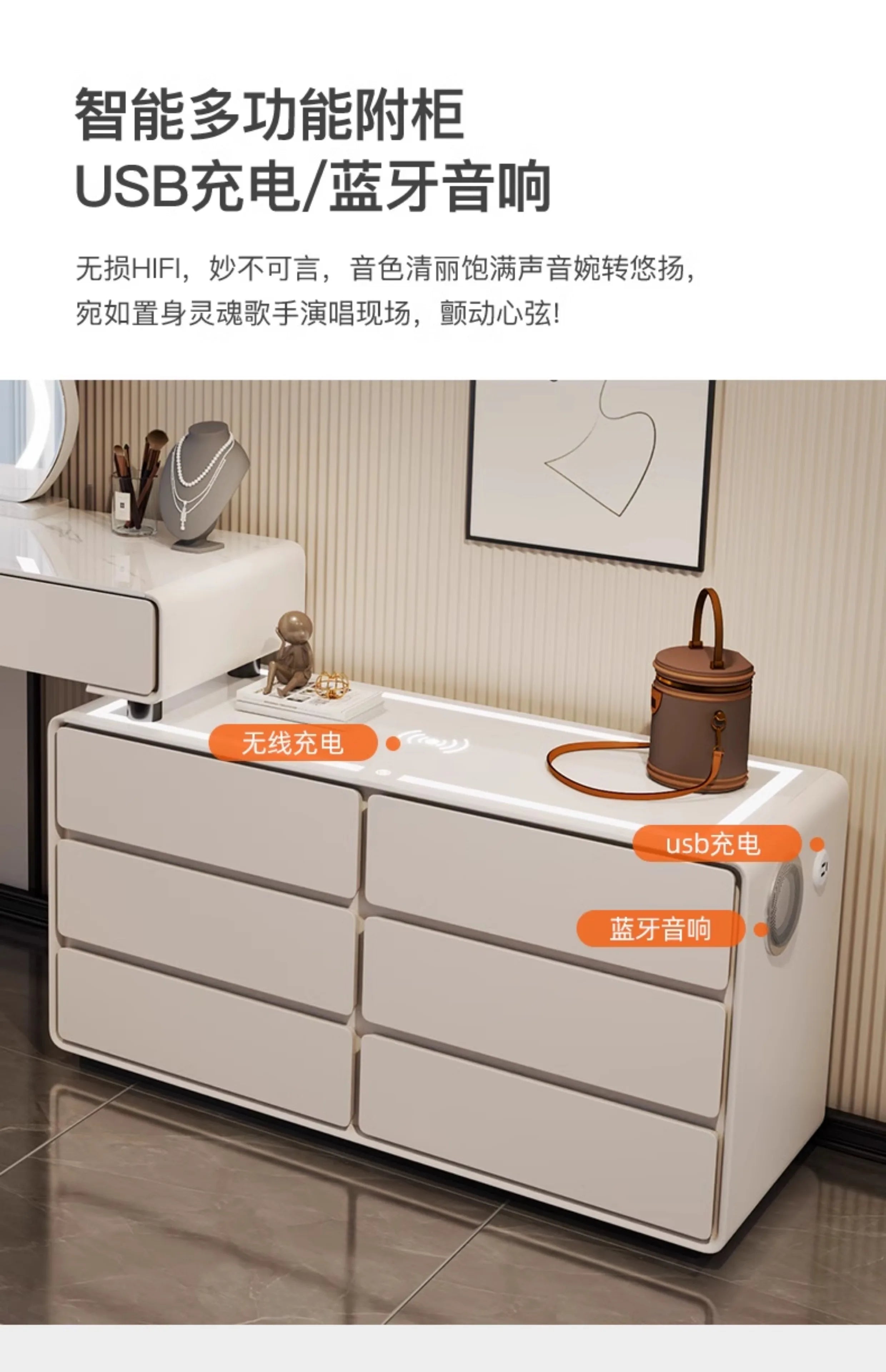 Decor Vanity Table Modern Dresser Drawer Vanity TableLuxury Bedroom Tocador De Maquillaje Para Dormitorio Bedroom Furniture