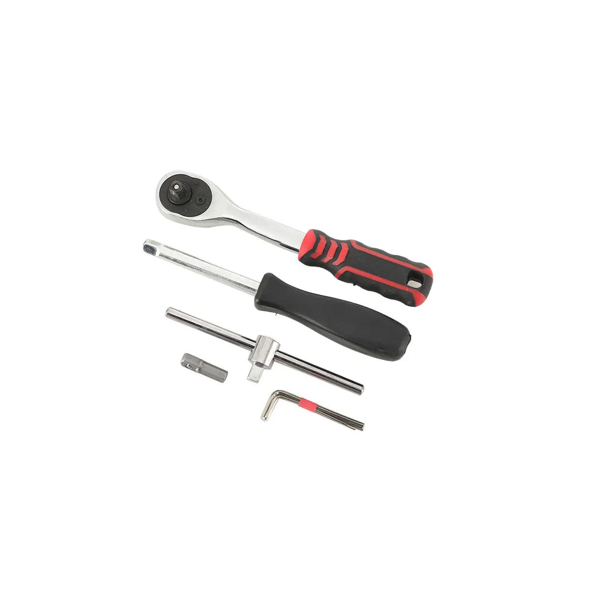 46-Piece Car Repair Tool Set with Sockets and Case 1/4 Socket Wrench Automotive Tool Maintainance Tool Box
