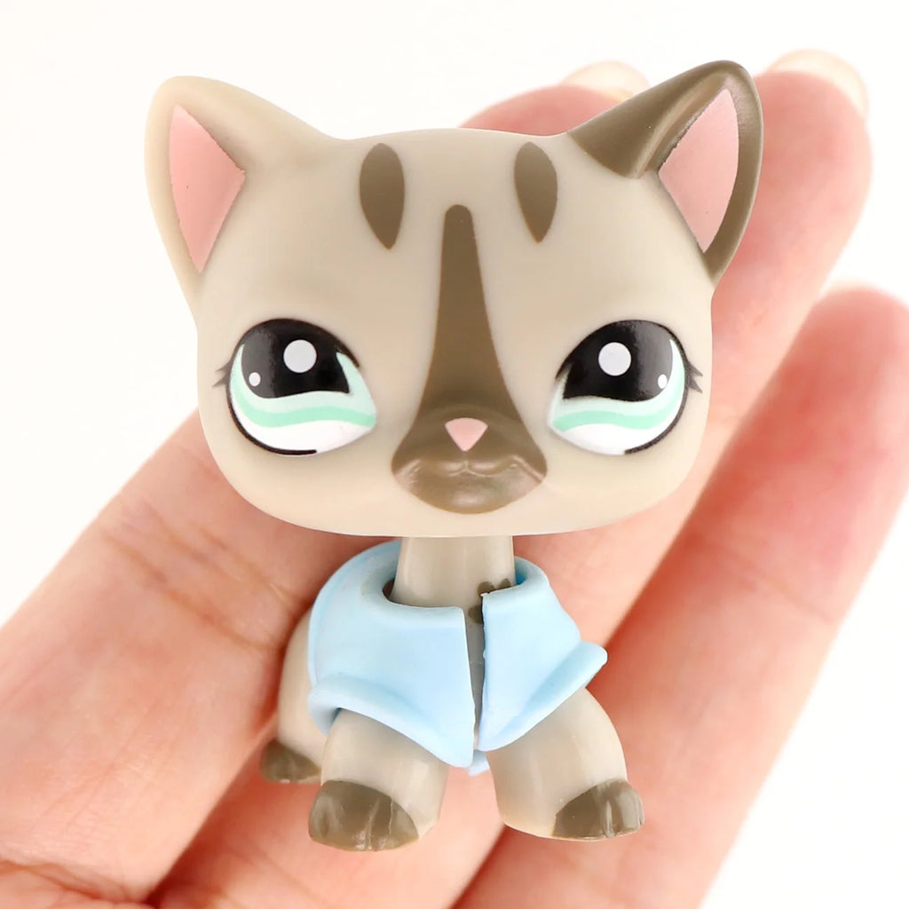 More Toys Lovely Pet Shop Shorthair Cat Dachshund Collie Deer Husky Wolf with Accessories Set