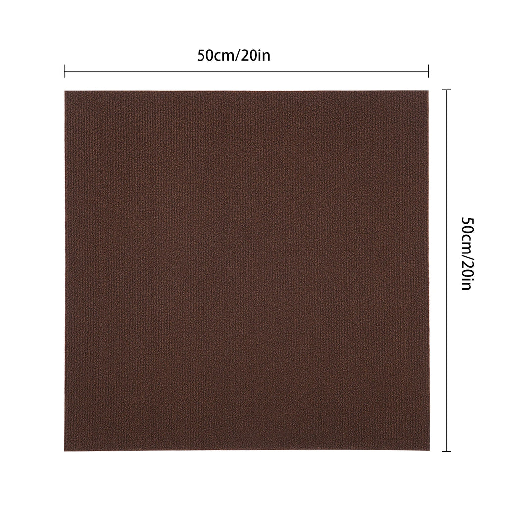 20Pcs Self-Adhesive Carpets Household Items Wrinkle Resistance for Restaurants/Homes/Corridors/Game Rooms