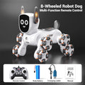 Jjrc Q193 Rc Stunt Car 8-Wheel Mechanical Robot Dog Lights for Kids Remote Gesture Sensing Dual Control Electronic Pet Toy Car