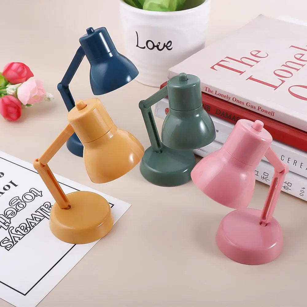 Decor  House Decoration Crafts LED Light Simulation Desk Lamp Dollhouse Miniature Desk Lamp Miniature Dollhouse Furniture