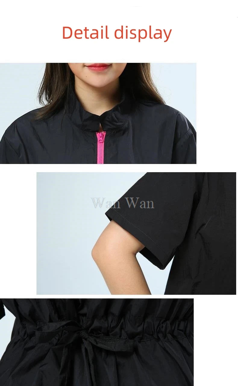 Pet Dog Grooming Clothing Waterproof Work Clothes Pet Groomer Uniforms Long Style Hair Salon Anti Hair Smock Hairdresser Gown