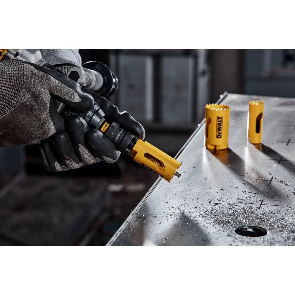 DeWalt DAH9938PBM RAPID LOAD Quick Change Hole Saw Arbors 9/16 - 1 3/16 In