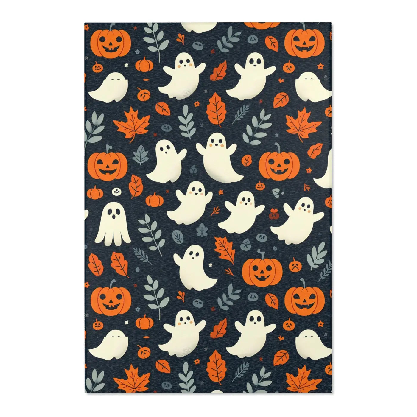 Spooky Jack-O-Lantern Area Rugs - Polyester Chenille - DipaliZ