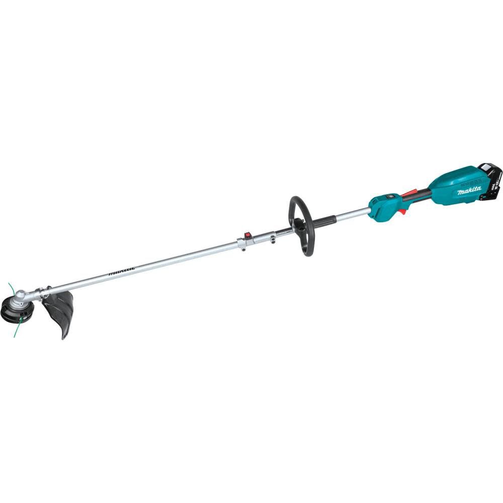 Makita XUX02SM1X4 18V LXT® Lithium-Ion Brushless Cordless Couple Shaft Power Head Kit w/ 13" String Trimmer & 10" Pole Saw Attachments, with one battery (4.0Ah)