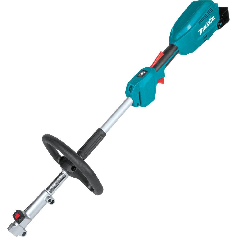 Makita XUX02SM1X2 18V LXT® Lithium-Ion Brushless Cordless Couple Shaft Power Head Kit w/ 13" String Trimmer & 20" Articulating Hedge Trimmer Attachments, with one battery (4.0Ah)